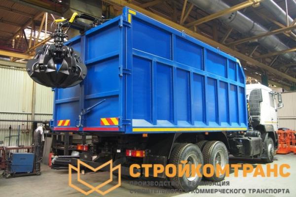 Самосвал-ломовоз на шасси МАЗ 6312С5-8525-012 с грейфером. — фото 2